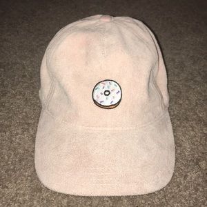 pink fleece hat